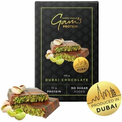 Gam's Proteín Dubai Čokoláda Pistáciová 100 g