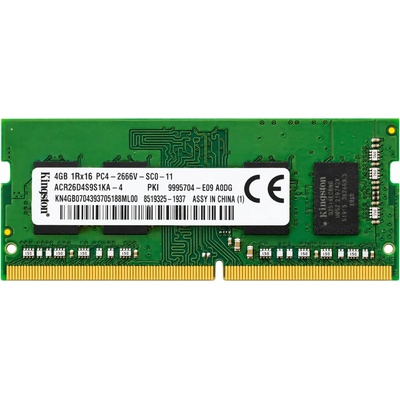 Kingston DDR4 4GB 2666MHz CL19 ACR26D4S9S1KA-4