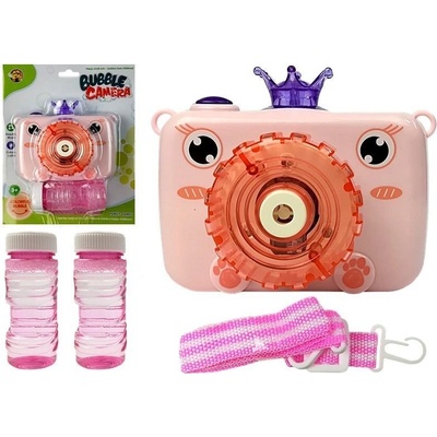 Lean Toys Bublifuk v tvare fotoaparátu