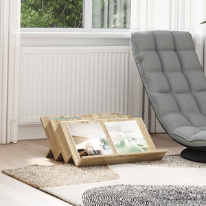 vidaXL Етажерка за списания с рафт Сонома дъб 65 x 53 x 28, 5 см (890882)