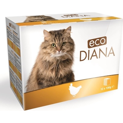 Diana eco kuřecí kousky v omáčce 12 x 100 g