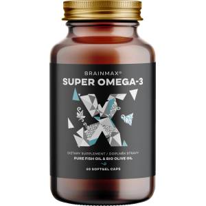 BrainMax Super Omega-3, 1050 мг, 60 софтгел капсули