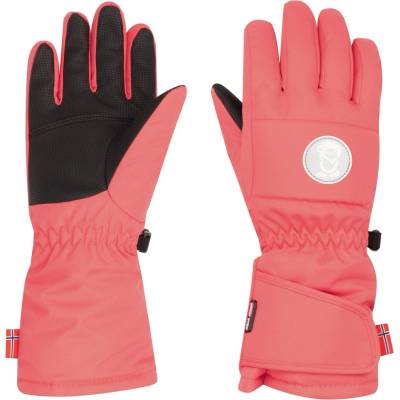 Trollkids Детски ръкавици Trollkids Kid's Narvik Glove - Coral Pink - размер 7 (202-3610-1015)