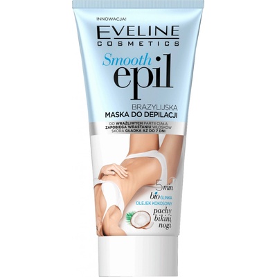 Eveline cosmetics Smooth Epil Brazilská depilační maska - nohy, bikiny, podpaží 175 ml
