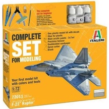 ITALERI Model Set letadlo 72011 F 22 Raptor 1:72 1:72