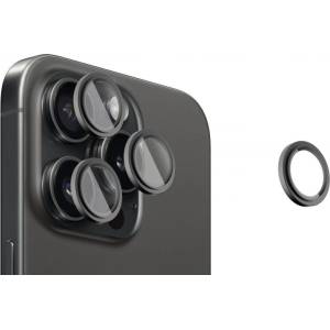 Evelatus Протектор за камера iPhone 16 Pro/iPhone 16 Pro Max EVELATUS Black
