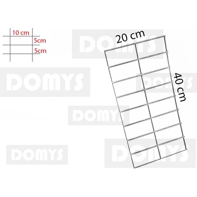 DOMYS Gabionová síť 20x40 cm (oko 10x5)