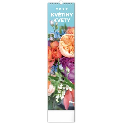 NOTIQUE nástěnný Květiny Kvety 12 × 48 cm 2027