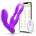 SuperLove Powerful Thrusting Wearable Dildo with Remote Purple