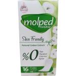  Molped Natural cotton extract, памучни ежедневни дамски превъзки, 16 броя