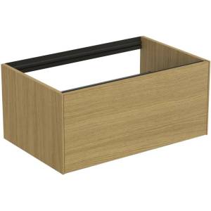 Ideal Standard Долен шкаф Ideal Standard Atelier Conca, светло дъбово покритие, 1 чекмедже, 80 см (T3985Y6)