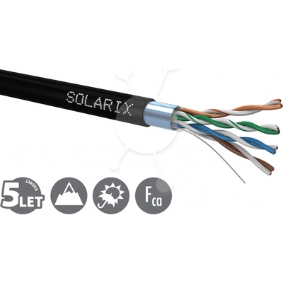 Solarix SXKD-5E-FTP-PE CAT5E, FTP, PE, Fca, venkovní – Sleviste.cz