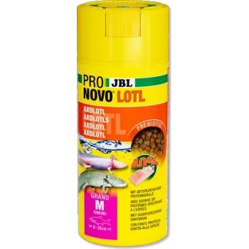 Jbl Pronovo LOTL Grano M - Гранулирана основна храна за средно големи аксолоти от 8-20 см. , 250 мл