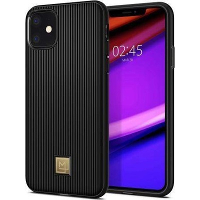 Spigen La Manon Classy Case - дизайнерски силиконов (TPU) калъф за iPhone 11 (черен)
