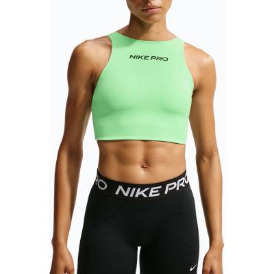 Nike Спортен сутиен Nike Pro Sculpt illusion green/black