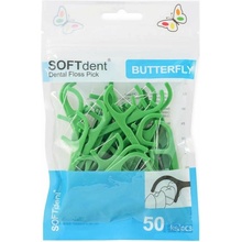 SoftDent dentální párátka s nití 50 ks