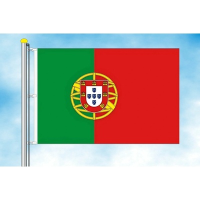 LIBEA, s.r.o. Vlajka Portugalska Rozměr: 30×45 cm, Uchycení: Karabiny na stožár