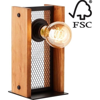 Brilliant - Настолна лампа CALANDRA 1xE27/42W/230V бор (BI0023)