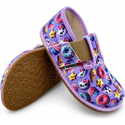 Pegres Barefoot papuče BF01 Cupcake