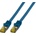 EFB Elektronik RJ45 пач корда кат. 6a с кат. 7 едножилен кабел, S-FTP, синя, EFB (0.50 м) (MK7001.0,5BL)