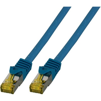 EFB Elektronik RJ45 Пач корда S-FTP, кат. 6A, LSZH, кат. 7 Raw cable, синя & mdash; 0.50 метра (MK7001.0,5BL)
