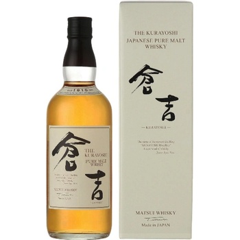 Kurayoshi Pure Malt Japanese Whisky 43% 0,7 l (karton)