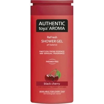Authentic Toya Aroma Black Cherry aromatický sprchový gel 400 ml