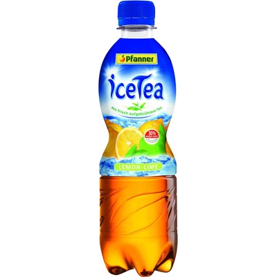 Pfanner Ice Tea Citron a limetka 12 x 0,5 l