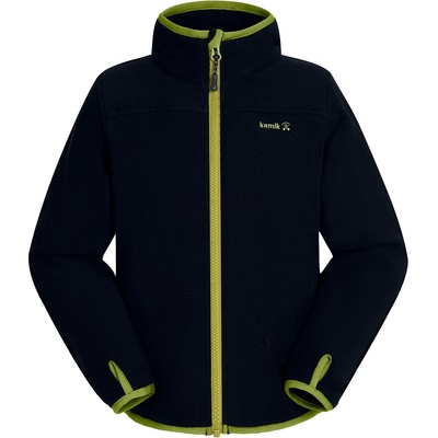 Kamik Детско поларено яке Kamik Kid's Ridley Fleece jacket - Black / Sage - размер 104 (EU) (703-5360-0113)