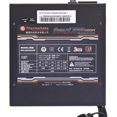 Thermaltake Smart SE2 500W Modular PS-SPS-0500MNSAWE-1