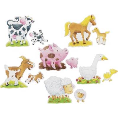 Goki Set puzzlí – Zvířátka z farmy 25 dílů