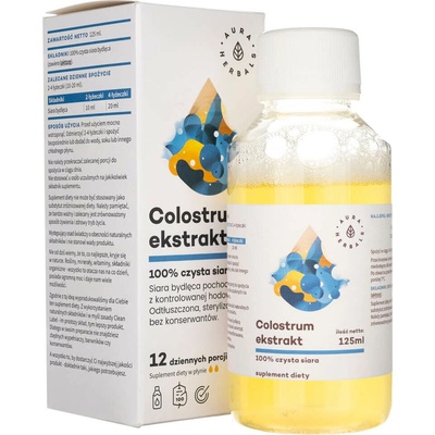 Aura Herbals Colostrum Ekstrakt 100% čisté hovädzie kolostrum tekuté 125 ml