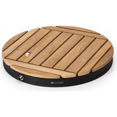 Blumfeldt Sumatra Teak Round, BES14-ClBreeze-RD-BL