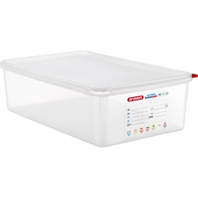 ARAVEN Gastronádoba GN 1/1 150 mm z polypropylénu s vekom | ARAVEN, 3037