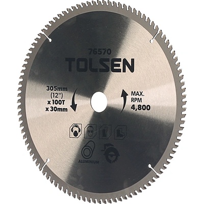Tolsen Pilový kotouč na hliník TCT 305 x 30 100z