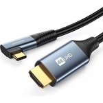 JOYROOM HDMI към USB-C Кабел, Joyroom HDMI Video Cable 2m, Черен (SY-20C1)