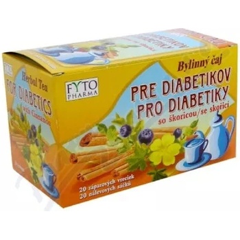 Fyto bylinný čaj EUDIABE ŠKORICOU 20 x 1,5 g