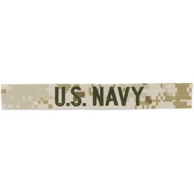 MILITARY RANGE Nášivka "U.S NAVY" MARPAT DESERT