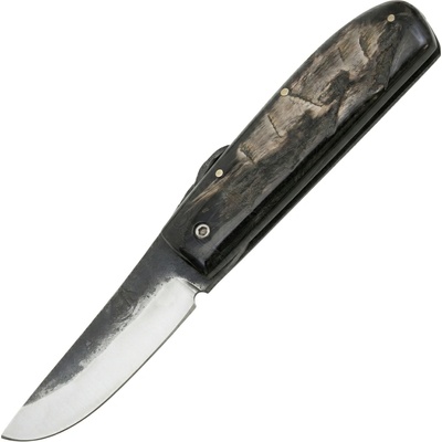 Výprodej Ručně kovaný kapesní nůž typu friction folder s rohovinovou střenkou