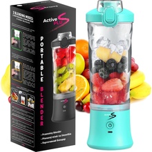 ActivePlus přenosný bezdrátový na smoothie nabíjecí 600ml Tyrkysový