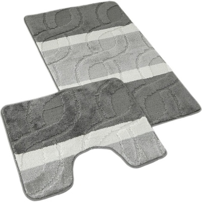 Kvalitex Geometrie šedá sada 60 x 100 cm + 60 x 50 cm – Zboží Mobilmania