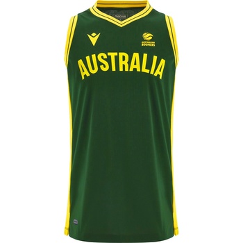 Image 1 of macron Детска фланелка Australia Basketball macron Kids Home Jersey 58560594