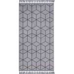 Vitaus Сив миещ се килим 160x100 cm - Vitaus (M-6129-2-Gri-100x160)