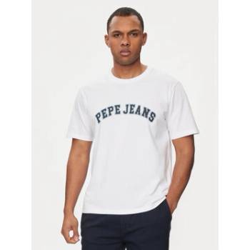 Pepe Jeans Тишърт Clement PM509220 Екрю Regular Fit (Clement PM509220)