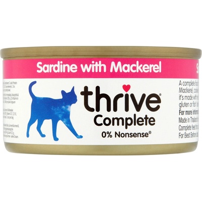 Thrive Complete sardinky s makrelou 6 x 75 g