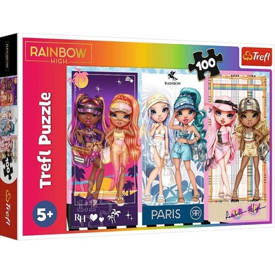TREFL Rainbow High Dúhové bábiky 100 dielov