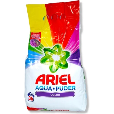 Ariel прах за цетно пране, Aqua Pudra, 36пранета, 2700гр