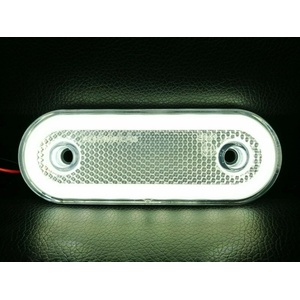  LED Диоден Габарит Със Стойка, Бял, Маркер, Е-Mark, , 12V-24V