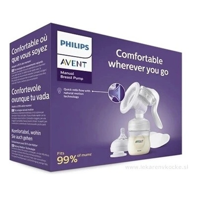 Philips Avent SCF430/10 Natural manuálna odsávačka mlieka