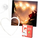 KIK KX5246 Vianočné osvetlenie LED srdce teplá biela